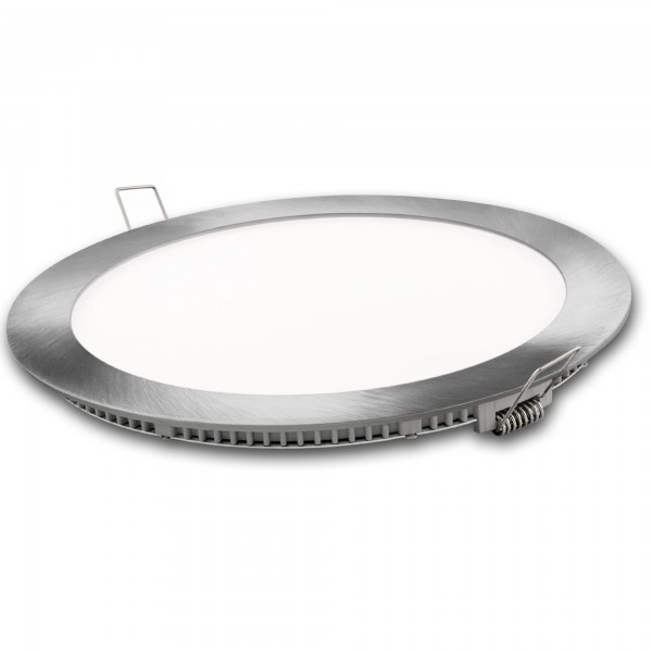 Downlight led redondo plata 24w.cal.