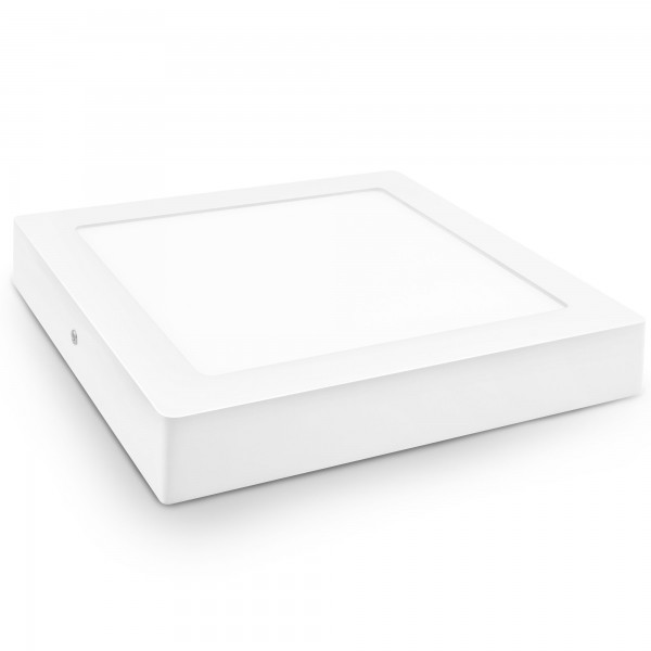 Downlight led superf.cuadr.blanco 12w.fr