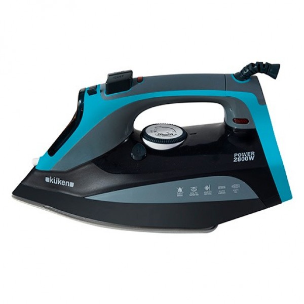 Plancha vapor 2800w. suela inox.