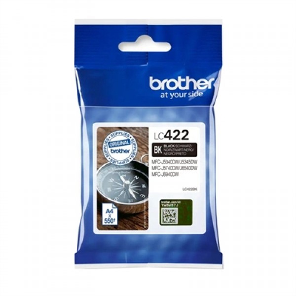 Brother cartucho lc422bk negro