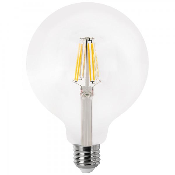 Bomb.led filam.globo g125 clara e27 12wc