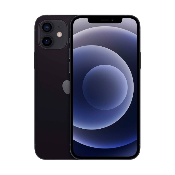 Apple iphone 12 5g black/ reacondicionado / 4+128gb / 6.1" amoled full hd+