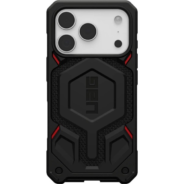 Uag funda monarch pro negro kevlar / apple iphone 17 pro