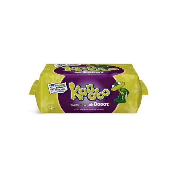 Kandoo toallitas wc melon 60ud.